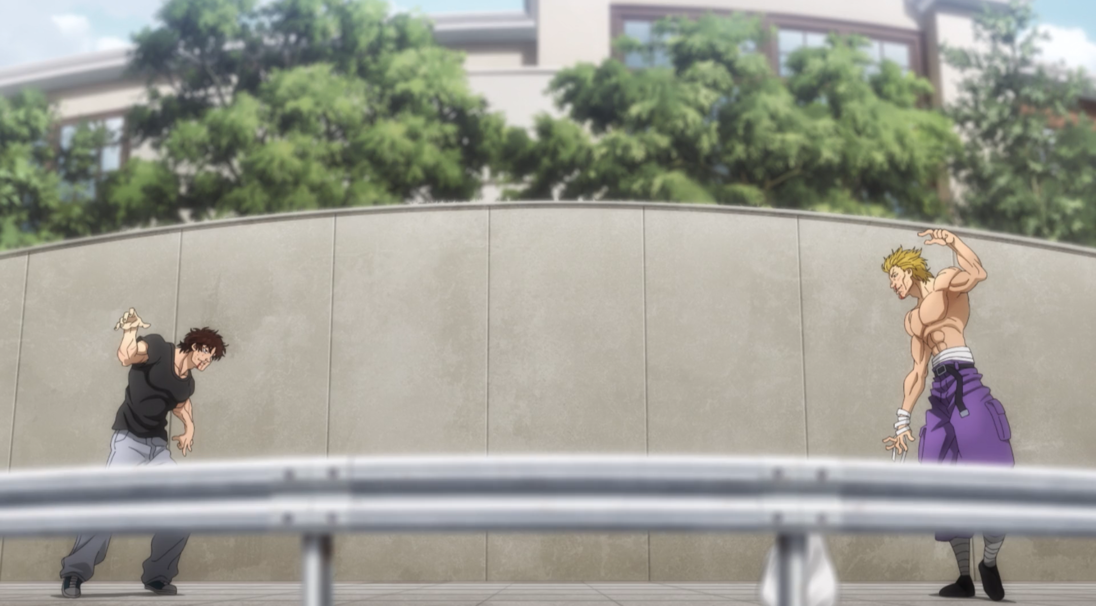 Baki Vs Chiharu Shiba Blank Meme Template