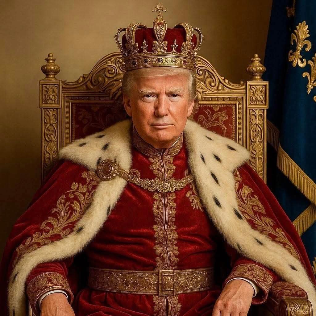 King Trump Blank Meme Template
