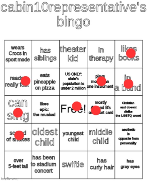 cabin10representative's bingo | image tagged in cabin10representative's bingo | made w/ Imgflip meme maker