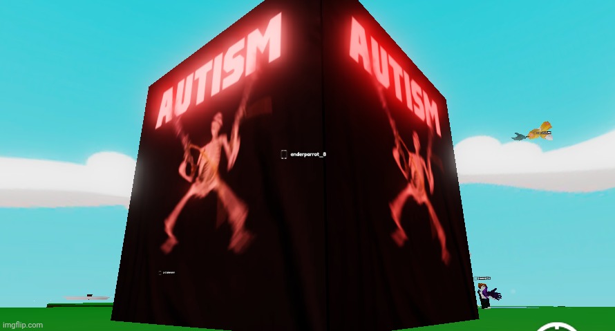 The slap battles autism cube | image tagged in slap battles | made w/ Imgflip meme maker