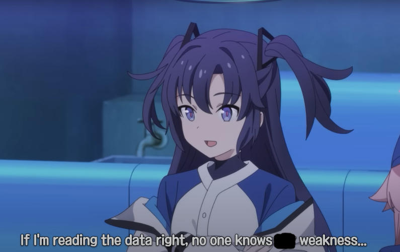 Yuuka if i'm reading the data right, no one knows X weakness Blank Meme Template