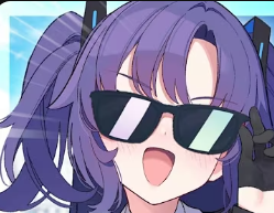 Yuuka with Sunglasses Blank Meme Template