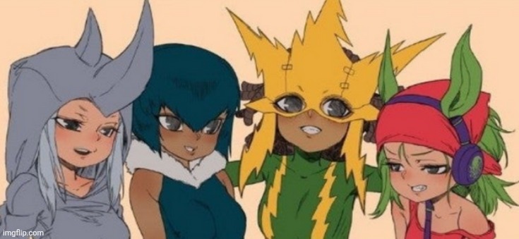 me and the girls | image tagged in me and the girls | made w/ Imgflip meme maker