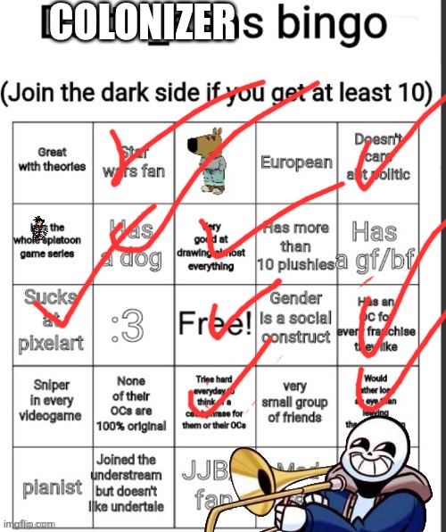 Im probably late | COLONIZER | made w/ Imgflip meme maker
