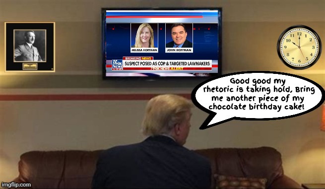 Let him eat cake | image tagged in let him eat cake,commander bone spurs,sieg heil,nazi salute,maga malita,dictrator | made w/ Imgflip meme maker