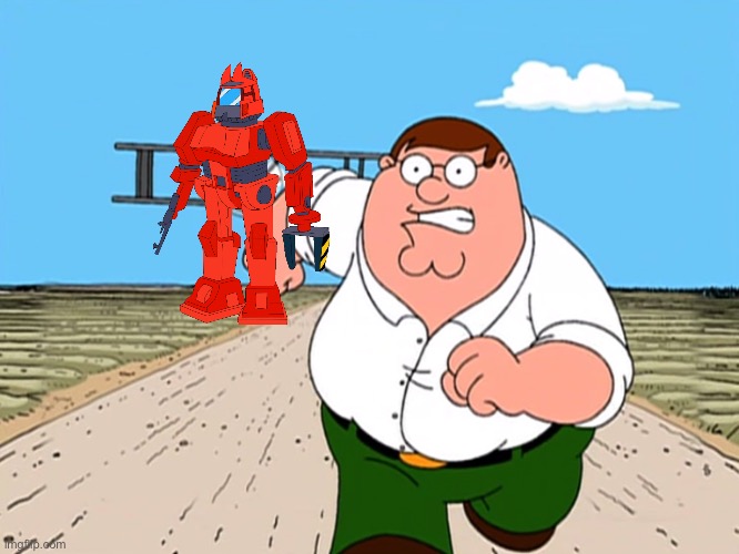 image tagged in peter griffin running away | made w/ Imgflip meme maker