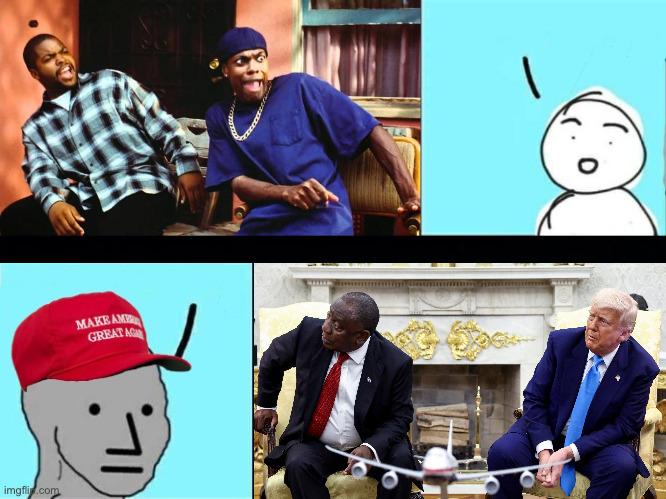 maga npc double damn Blank Meme Template