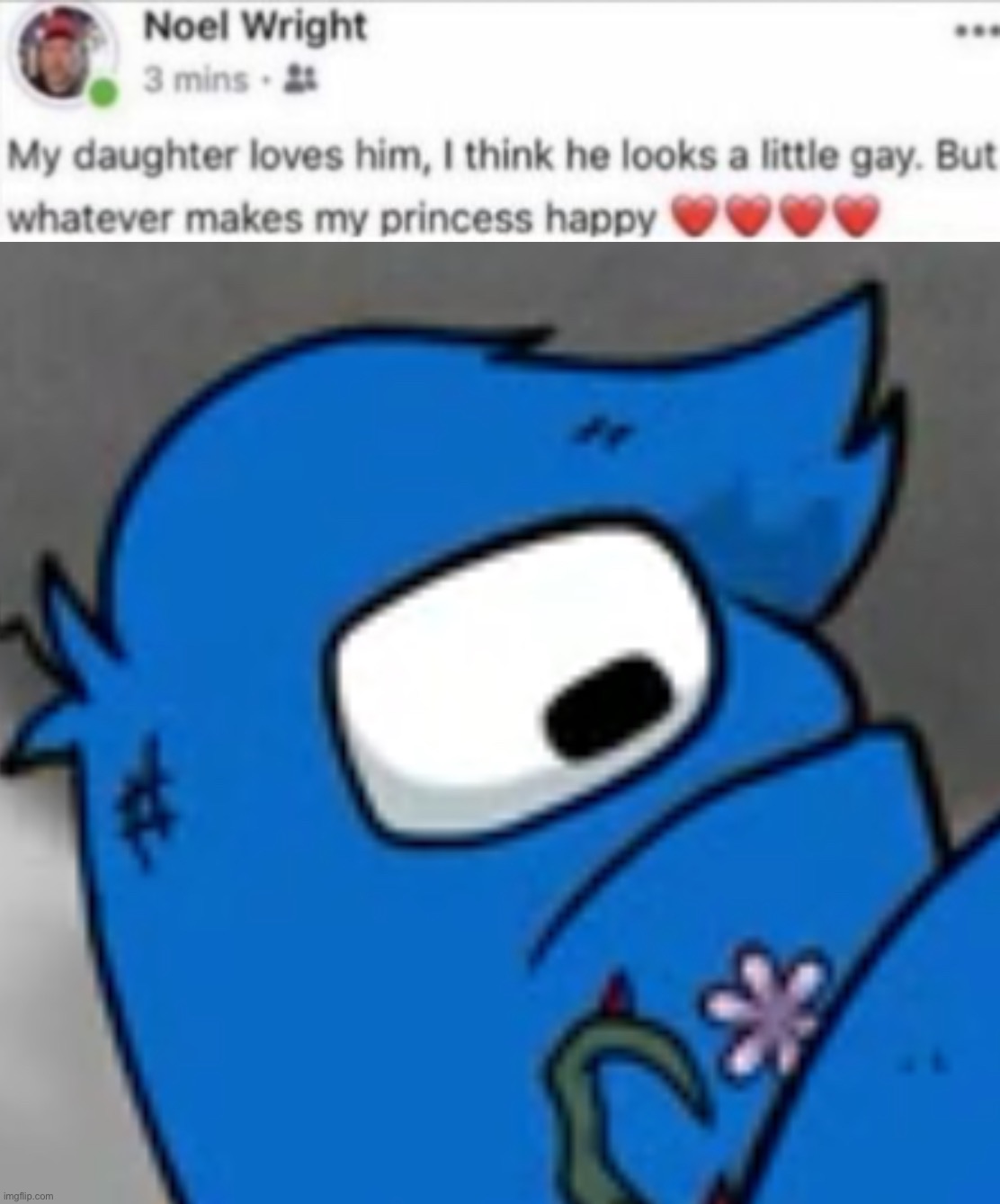 he’s such a silly guy :3 | made w/ Imgflip meme maker