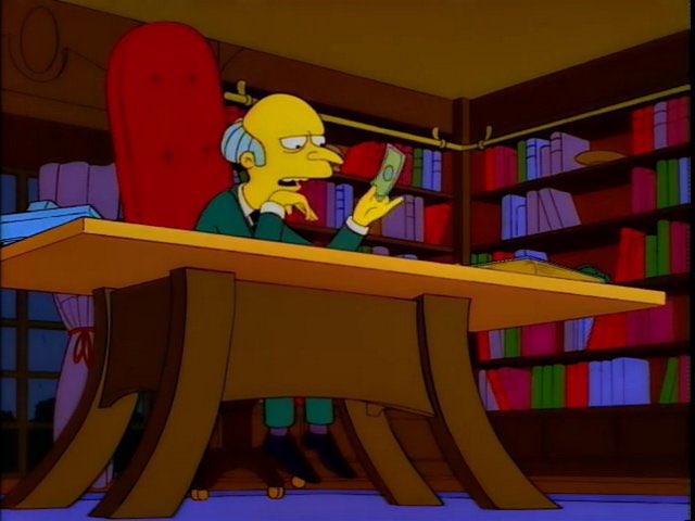 Burns Blank Meme Template