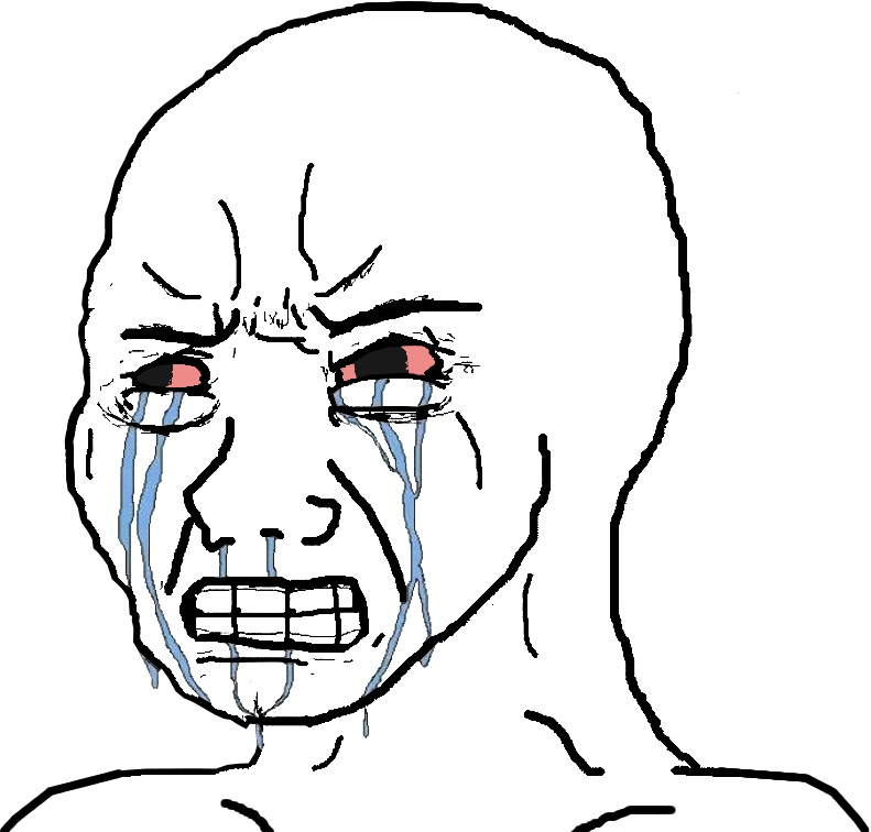 Troll crying Blank Meme Template