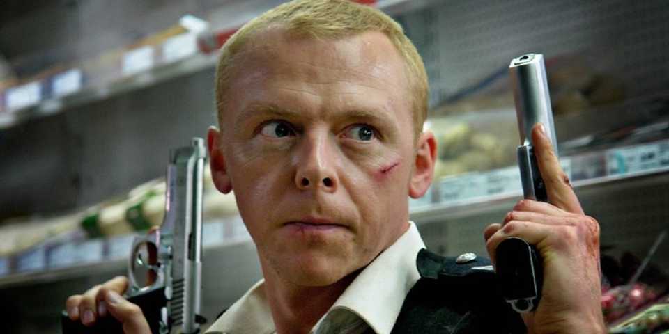 Simon Pegg Blank Meme Template