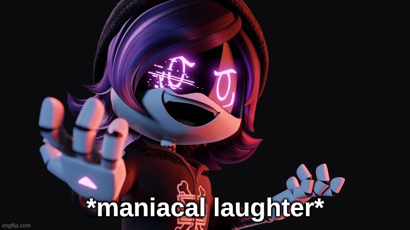 Uzi Doorman laughs like a maniac | *maniacal laughter* | image tagged in uzi doorman laughs like a maniac | made w/ Imgflip meme maker