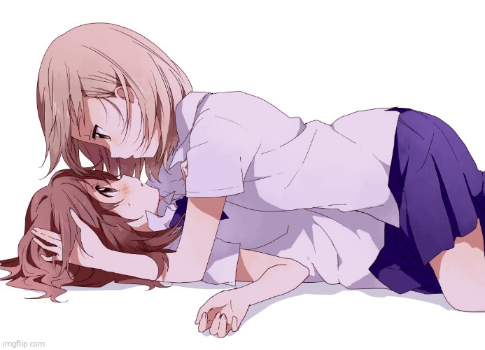 Anime Lesbians | image tagged in anime lesbians | made w/ Imgflip meme maker