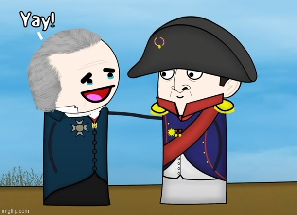 Oversimplified Napoleon `Yay` | image tagged in oversimplified napoleon yay | made w/ Imgflip meme maker