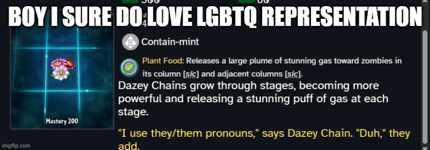 BOY I SURE DO LOVE LGBTQ REPRESENTATION | made w/ Imgflip meme maker