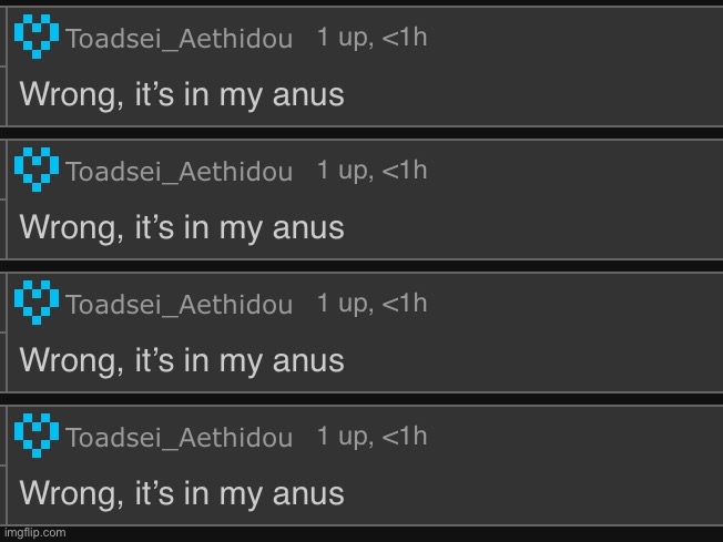 Bro’s lost it | image tagged in wrong it s in my anus | made w/ Imgflip meme maker