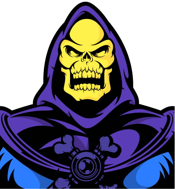 Skeletor bust Blank Meme Template