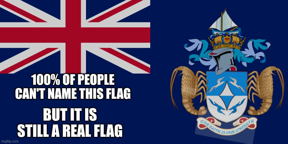 Guess the flag part 3 | 100% OF PEOPLE CAN'T NAME THIS FLAG; BUT IT IS STILL A REAL FLAG | image tagged in geography,flag,flags | made w/ Imgflip meme maker