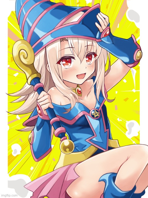 Illya cosplay | image tagged in fate,yugioh,art,cosplay | made w/ Imgflip meme maker