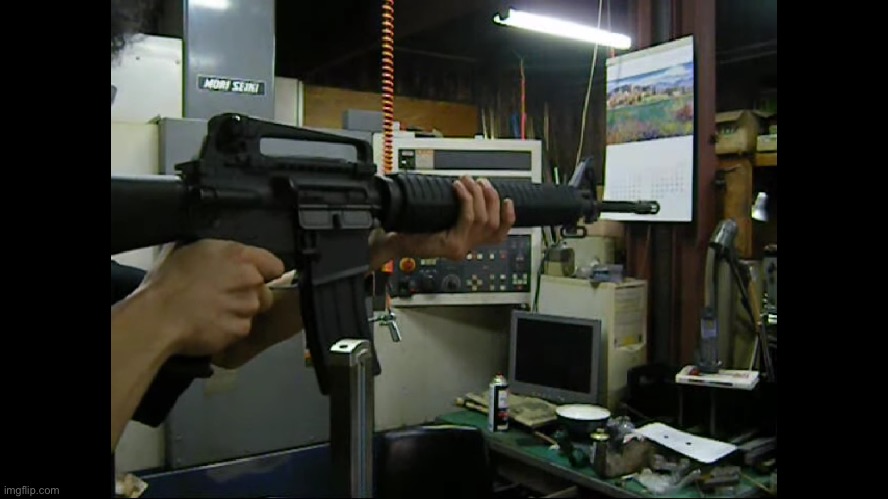 Colt M16A3 Aiming (Ver. III) | image tagged in colt m16a3 aiming ver iii | made w/ Imgflip meme maker