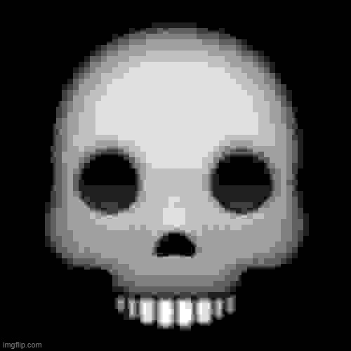 ? Skull Emoji 2012/03 | image tagged in skull emoji 2012/03 | made w/ Imgflip meme maker