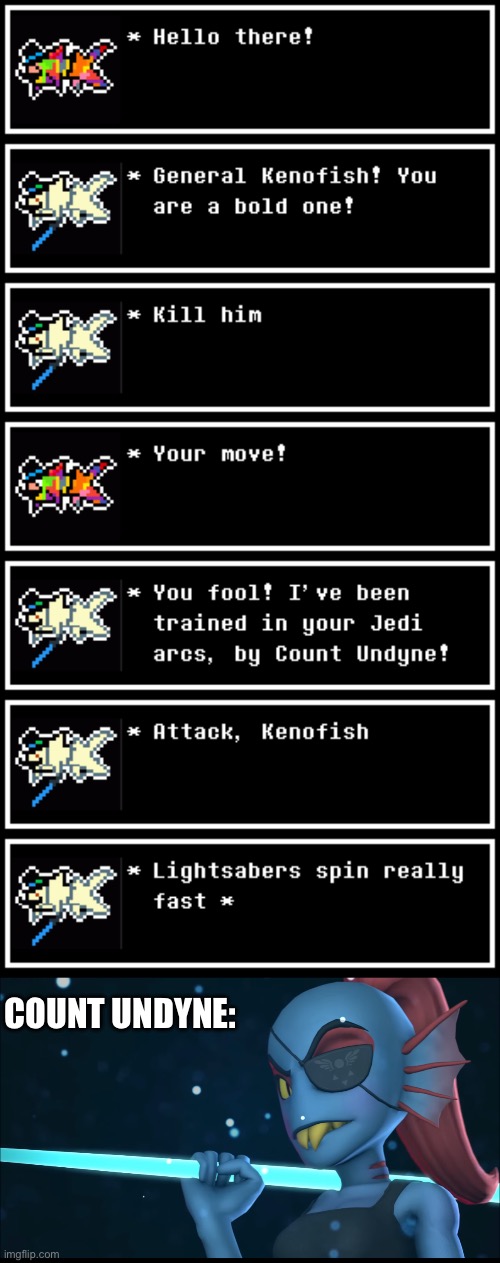 General (username) you are a bold one for reading the title | COUNT UNDYNE: | made w/ Imgflip meme maker