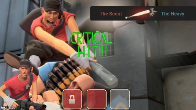 scoutsmanship | image tagged in team fortress 2,tf2,valve,steam,tf2 heavy,tf2 scout | made w/ Imgflip meme maker