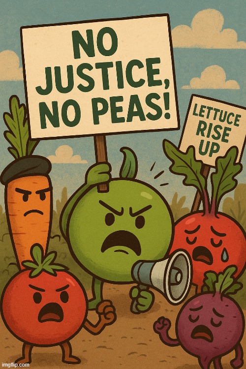 image tagged in justice,peace,peas | made w/ Imgflip meme maker