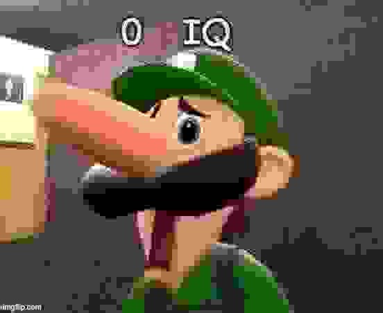 0 iq luigi | image tagged in 0 iq luigi | made w/ Imgflip meme maker