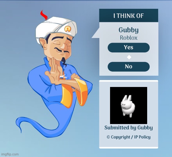 Mf knows the creature | image tagged in msmg,akinator | made w/ Imgflip meme maker