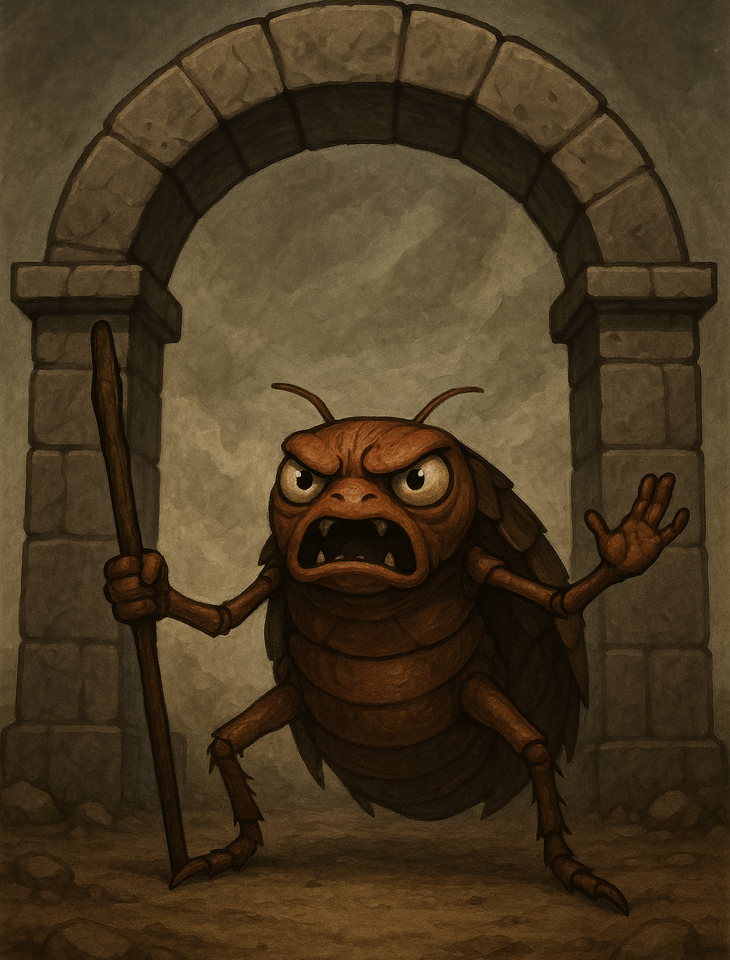 Angry flea Blank Meme Template