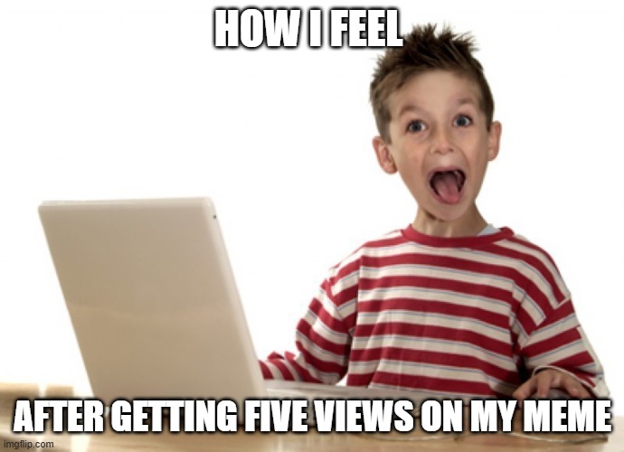 BRO IM FAMOUS NOW | HOW I FEEL; AFTER GETTING FIVE VIEWS ON MY MEME | image tagged in suffering from success | made w/ Imgflip meme maker