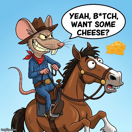Cheese Rider | image tagged in funny memes,cheesy,funny animals | made w/ Imgflip meme maker