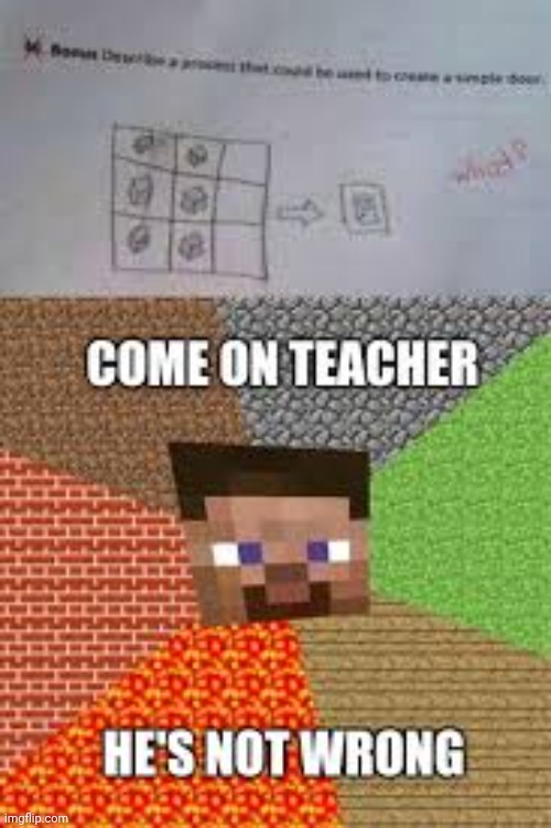 He is right | made w/ Imgflip meme maker
