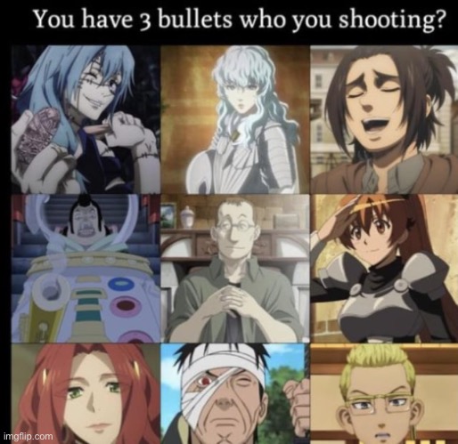 Who you shooting? | image tagged in anime | made w/ Imgflip meme maker