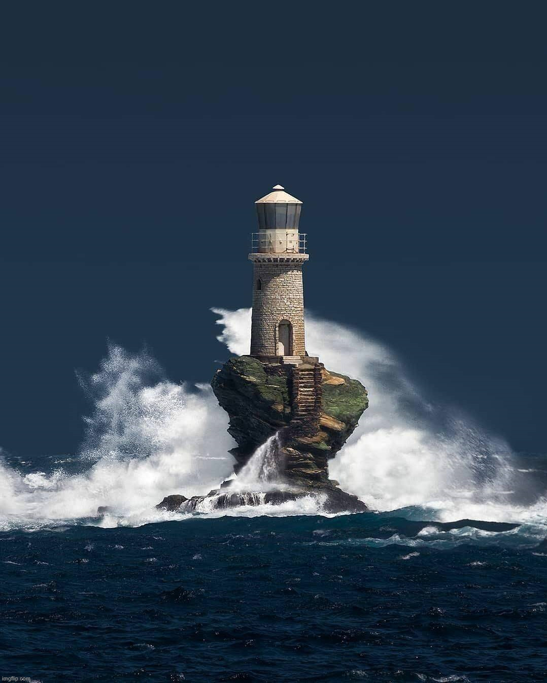 Awesome lighthouse | image tagged in awesome | made w/ Imgflip meme maker