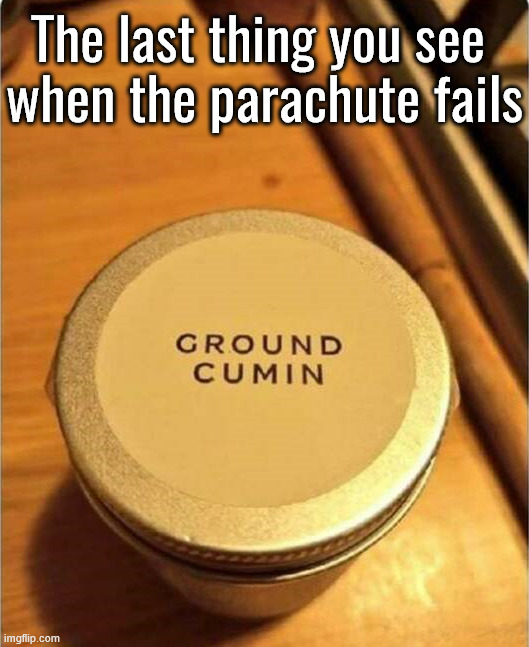 What you see? | The last thing you see 
when the parachute fails | image tagged in msmemer | made w/ Imgflip meme maker