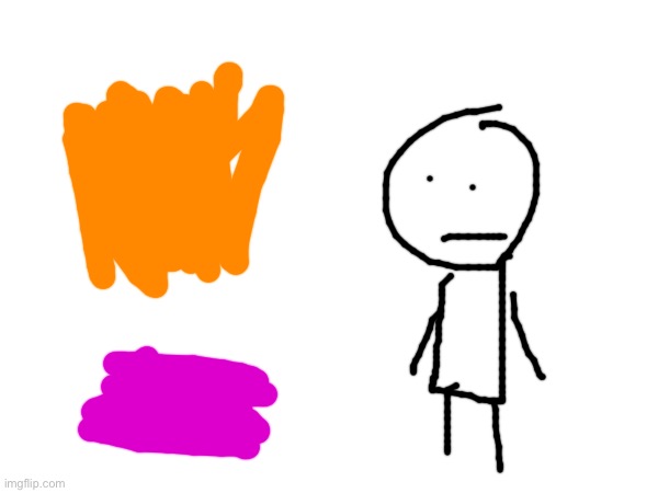doug found orange slime and pink goop | made w/ Imgflip meme maker