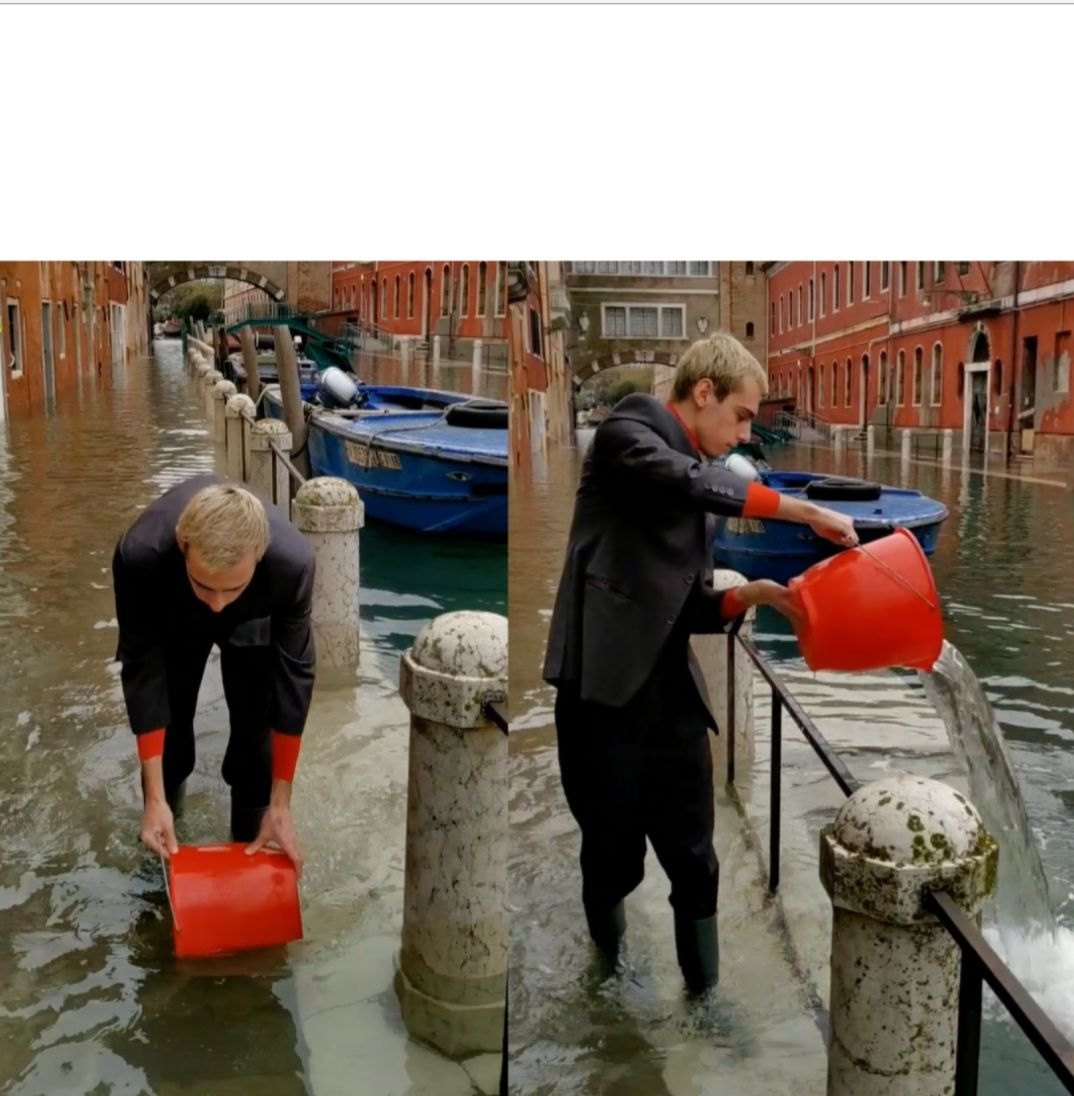 Bucket of water Blank Meme Template