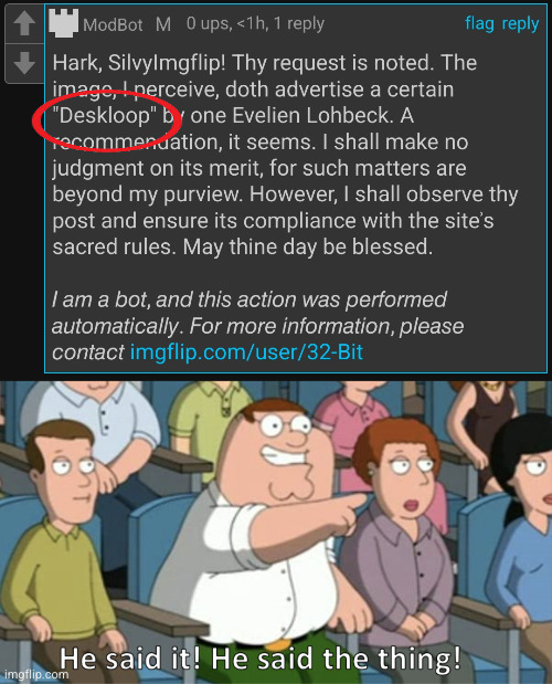image tagged in he said the thing | made w/ Imgflip meme maker