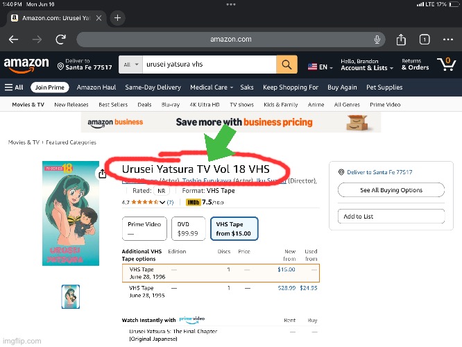 Another Gift Card Kind of Day | image tagged in anime,amazon,vhs,nostalgia,japanese,japan | made w/ Imgflip meme maker