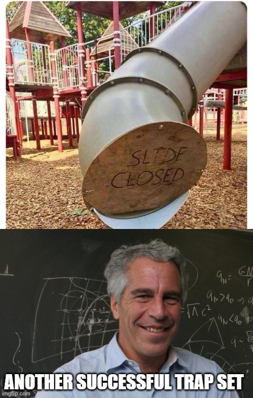 Fill It With Kids | ANOTHER SUCCESSFUL TRAP SET | image tagged in jeffrey epstein | made w/ Imgflip meme maker