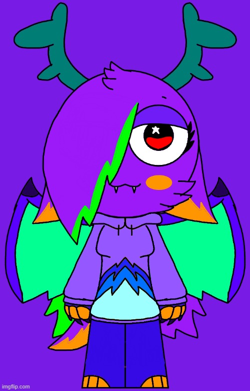 crystal (my sona) gets a drastic redesign! | image tagged in crystal,oc,sona,furry,fursona,dragon bat creature | made w/ Imgflip meme maker