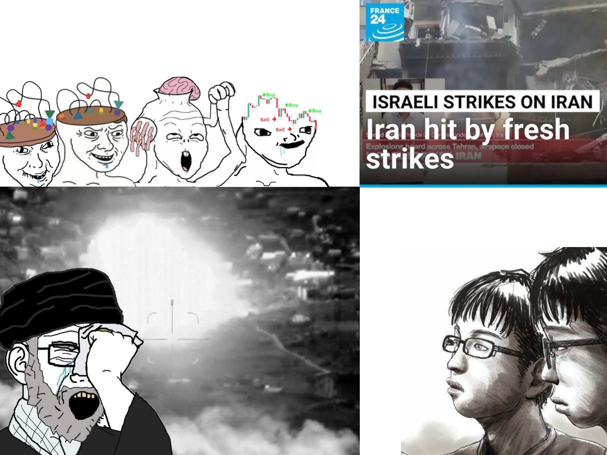 Iran strike Blank Meme Template