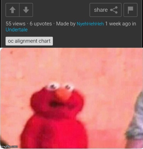 image tagged in sickened elmo | made w/ Imgflip meme maker
