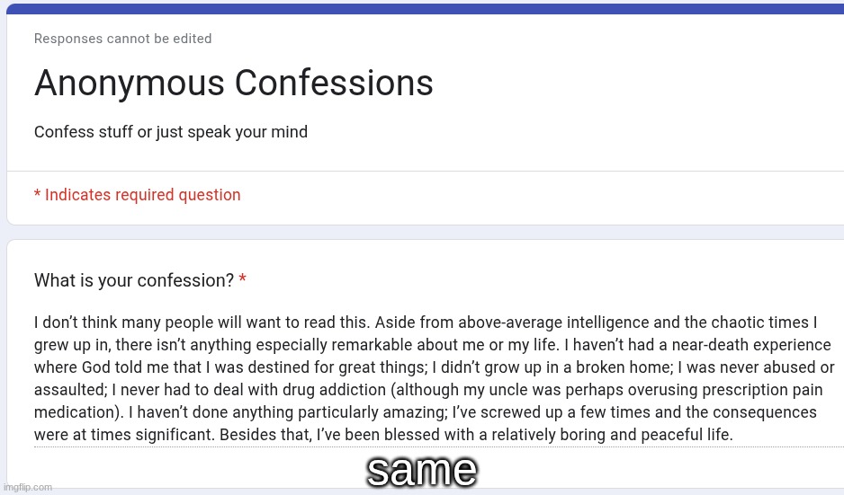same | made w/ Imgflip meme maker