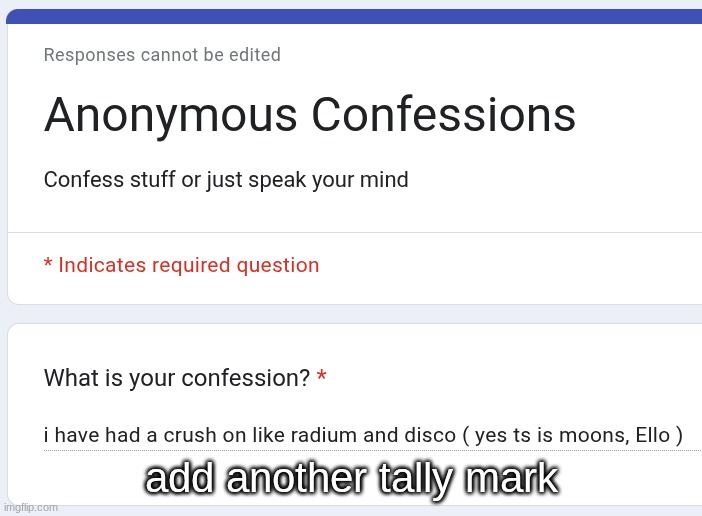 add another tally mark | made w/ Imgflip meme maker