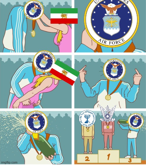 3rd Place Celebration | image tagged in 3rd place celebration | made w/ Imgflip meme maker