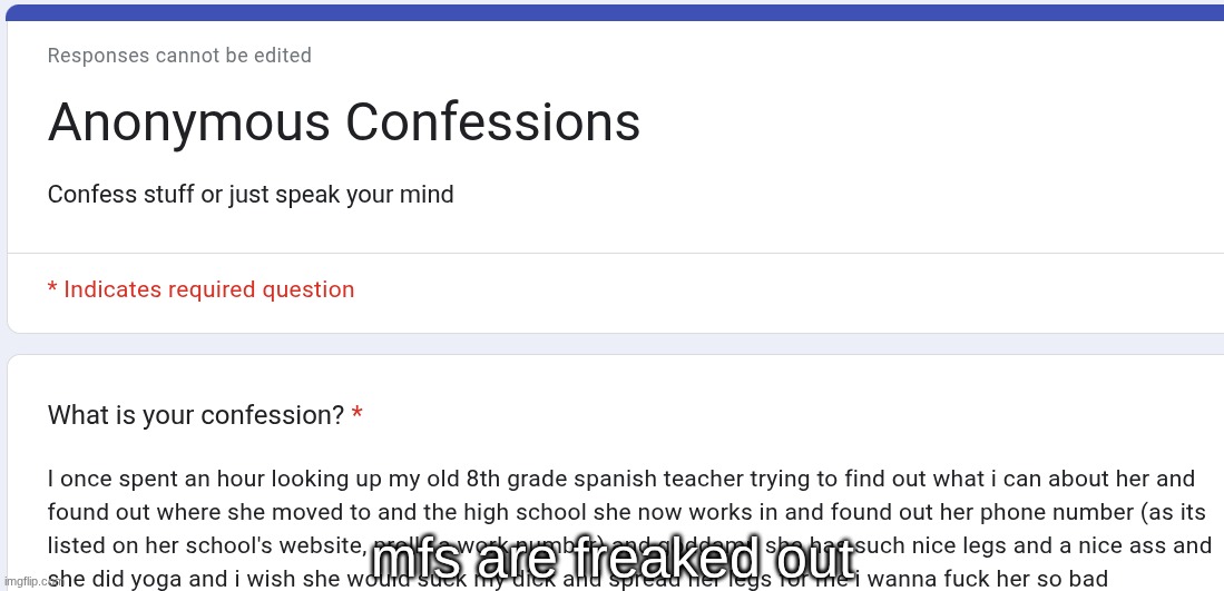 mfs are freaked out | made w/ Imgflip meme maker