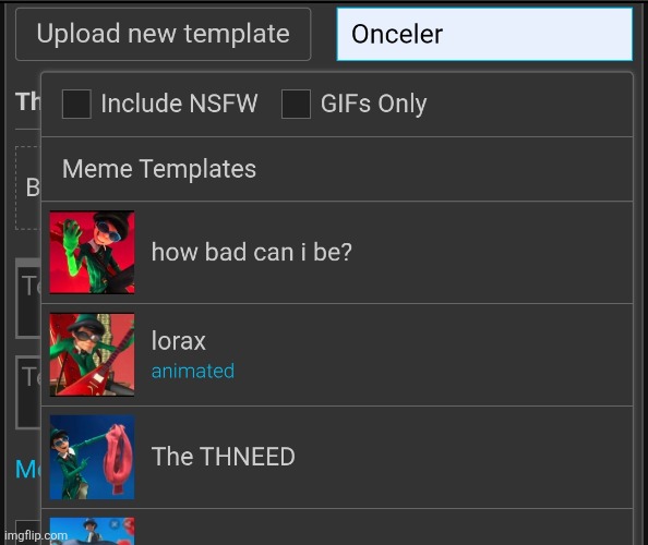 ㅤ | image tagged in onceler,thicc onceler | made w/ Imgflip meme maker